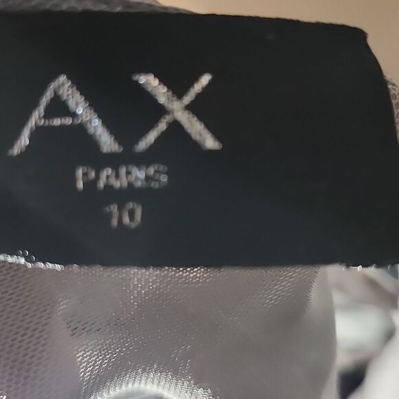 BRAND NEW AX PARIS PLEATED SLEEVELESS LACE DESIGN EMBELLISHMENTS MINI DRESS - Picture 14 of 16